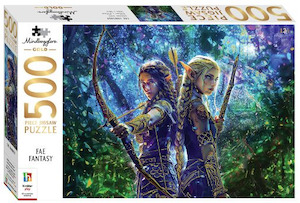 Mindbogglers Gold 500pc Fae Fantasy Jigsaw