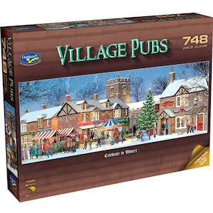 Jigsaws Puzzles: Village Pubs, 748pc - Celebrate in Winter