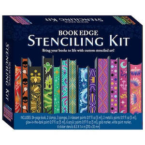 Art Supplies: Book Edge Stencling Kit