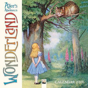 Alice's Adventures in Wonderland Wall Calendar 2026 (Art Calendar)
