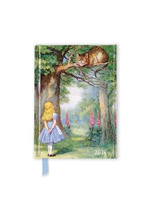 Art Books: Alice & the Cheshire Cat 2026 Luxury Pocket Diary Planner - Week to View