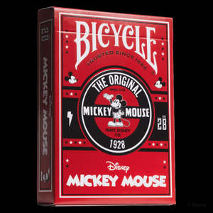 Games 1: Bicycle Disney Classic Mickey (Red) Playing Cards