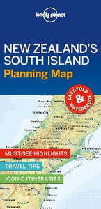 Oceania Travel Sports Recreation: Lonely Planet New Zealand's South Island Planning Map