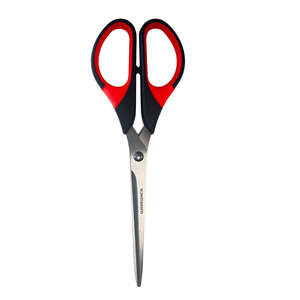 Warwick Scissors Soft Grip Black and Red 182mm Left & Right Handed
