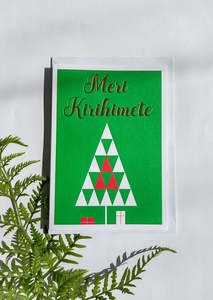Fathers Day Cards: Meri Kirihimete (Kakariki)