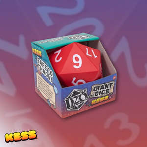 Foam Dice: D20 – Red (6 inch)