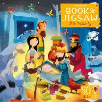 Picture Books: Usborne Book and Jigsaw The Nativity