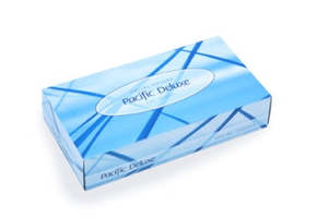 2022 School Stationery: FACIAL TISSUES PACIFIC DELUX 2PLY WHITE BX 100