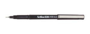 Stationery: ARTLINE 220 FINELINER PEN 0.2MM BLACK