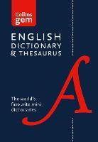 Non Fiction: English Gem Dictionary and Thesaurus: The world's favourite mini English dictionary and thesaurus (Collins Gem)
