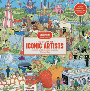 Jigsaws Puzzles: The Story of Iconic Artists: a 500 piece art history jigsaw puzzle by Andrew Rae