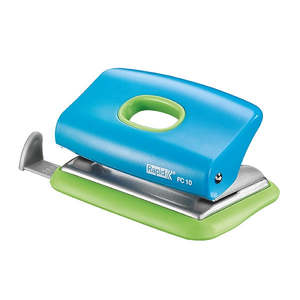 Stationery: HOLE PUNCH RAPID FC10 FUNKY BLUE GREEN