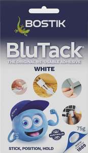 Stationery: BLU TACK BOSTIK - WHITE75G