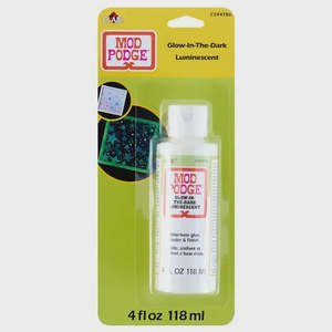 Art Supplies: Mod Podge Glow Formulas - Glow in the dark