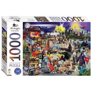 Jigsaws Puzzles: Mindbogglers Puntastic 1000pc Jigsaw - Movies