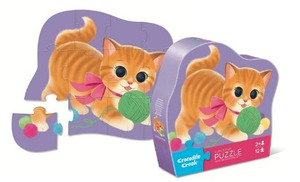 Jigsaws Puzzles: Croc Creek 12pc Mini Puzzle - Cute Kitten