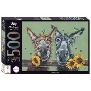 Mindboggler Artisian 500pc Jigsaw Brown Donkey