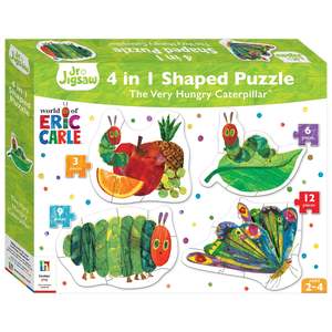 Hungry Caterpillar Puzzle 4-in-1 Shaped