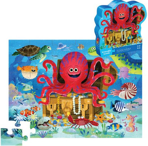 Croc Creek 36pc Floor Puzzle - Octopus Treasure