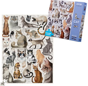 Croc Creek 200pc Animals Puzzle - Cat Breeds