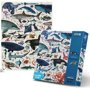 Jigsaws Puzzles: Croc Creek 200pc Animals Puzzle - Ocean Animals