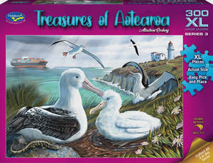 Holdson Treasures Of Aotearoa S3 XL Jigsaw Puzzle - Albatross Rookery, 300 Piece