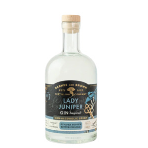 Gin: Barnes & Brown Non Alcoholic Lady Juniper Gin 700mL