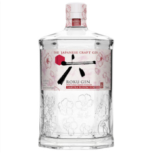 Gin: Suntory Roku Sakura Bloom Japanese Gin 700mL
