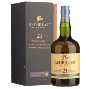 Irish Whiskey: Redbreast 21YO Single Pot Still Irish Whiskey 700ml
