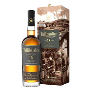 Highlands Whisky: Tullibardine 18yo Single Malt 700mL