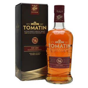 Highlands Whisky: Tomatin 14yo Port Cask Single Malt 700mL