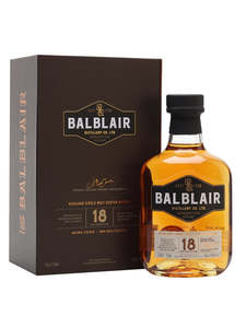 Highlands Whisky: Balblair 18yo Single Malt 700mL