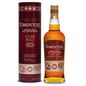 Speyside Whisky: Tomintoul Cigar Malt Oloroso Sherry Cask Matured 700mL