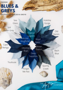 Pictagrams: Pairing Blues & Greys