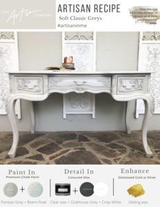 Artisan Paint Recipes: Pairing of Soft Greys
