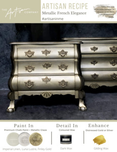 Artisan Paint Recipes: Metallic French Elegance