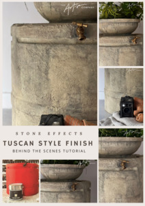 Artisan Stone Effects: From Plastic to an Artisan Tuscan style stone finish tutorial