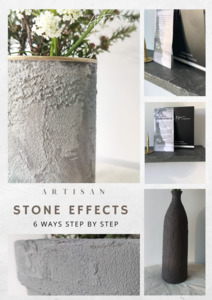 Online Artisan Tutorials: Stone Effects, 6 ways Step by Step and Overview - COMPLIMENTARY TUTORIAL