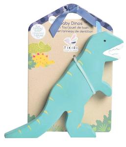 Gift Set: MY 1st Tikiri Dinosaur - T-Rex Baby Teether Toy