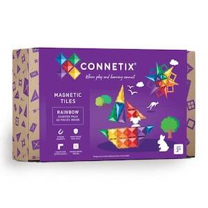 Connetix Tiles Steam Learning: Connetix Tiles - Rainbow Starter Pack 60pcs (STEAM Learning)