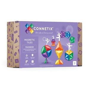 Connetix Tiles Steam Learning: Connetix Tiles Rainbow Shape Expansion Pack 36pcs