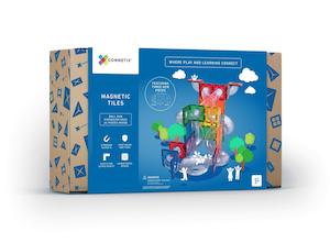 Connetix Tiles Steam Learning: Connetix Tiles - 66pcs Ball Run Expansion Pack