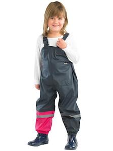 Mum 2 Mum: Mum 2 Mum Rainwear Overalls - Hot Pink (2 - 4 years)