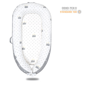 Sleep: Taylorson Baby Sleeping Pod (90cm x 50cm) - White Crown