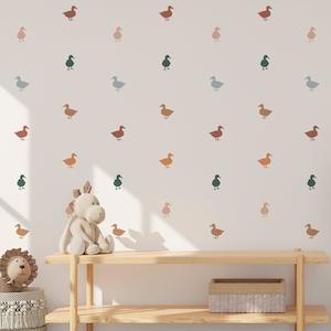 Wall Decals: Ducks Wall Decals - 36pcs