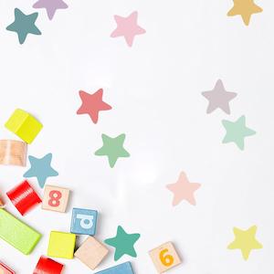 Wall Decals: Stars Wall Decals - 36pcs