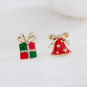 Annual Sale: Glamorous Holiday Seasons Christmas 925 Sterling Silver Earrings