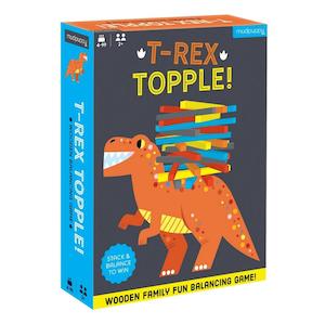 Mudpuppy Toys Puzzles Games For Kids: Mudpuppy T-Rex Topple!  Pile Up Balancing Game