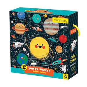 Mudpuppy Toys Puzzles Games For Kids: Mudpuppy - Solar System Jumbo Puzzle