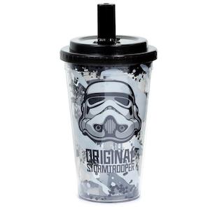 Original Stormtrooper Drinking Cup with Straw *Clearance